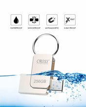 CROSS® 256 GB Type-C OTG PENDRIVE/Premium Metal Body with USB 3.0 Technology, Working with All Smart phjone 180 Mbps HIGH Speed Data Transfer | Compatible with Smartphones, LAPTOPS